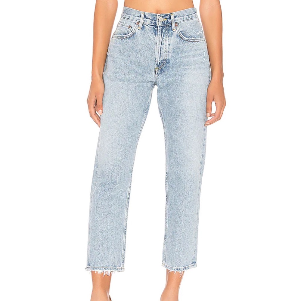 Agolde Parker straight jeans in Swapmeet style#A113C-811 Cut# 46514